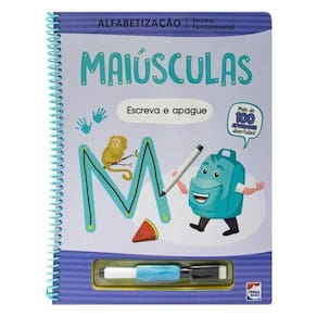 Ensino Fundamental Alfabetização Escreva E Apague: Maiúsculas