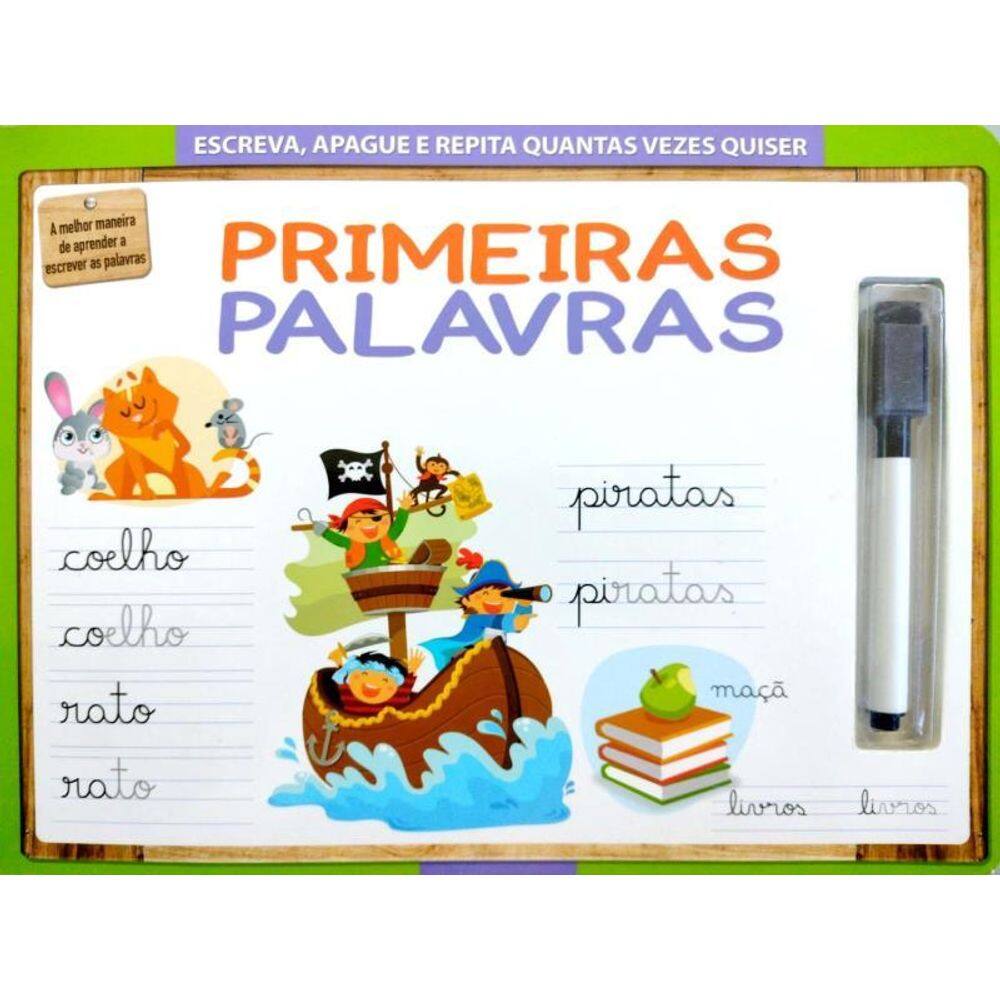 Primeiras Palavras - Escreva Apague E Repita