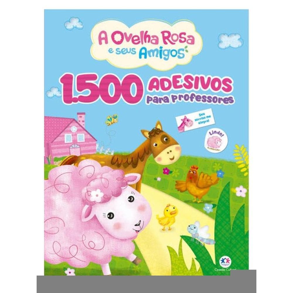1500 Adesivos Para Professores - A Ovelha Rosa E Seus Amigos