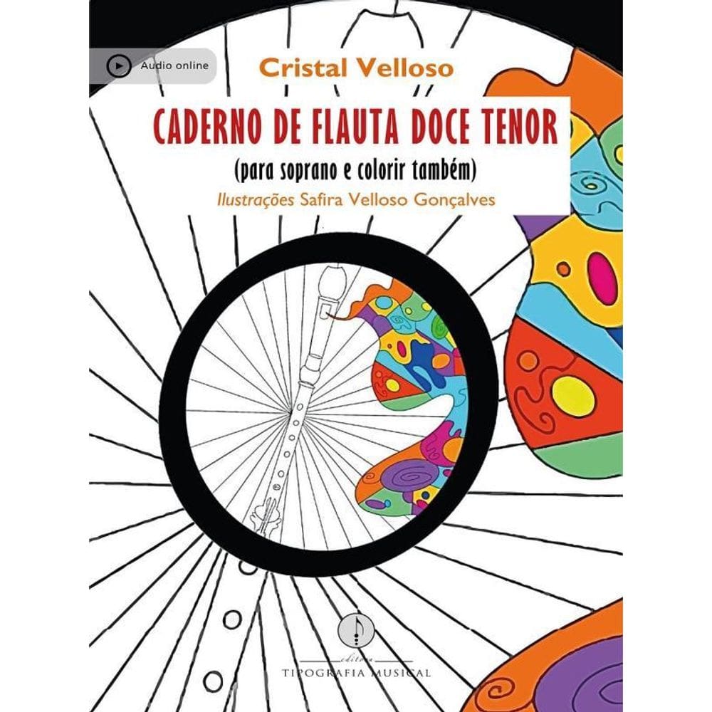Caderno De Flauta Doce Tenor