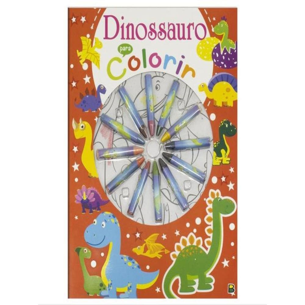 Cores Em Ação! Dinossauro Para Colorir