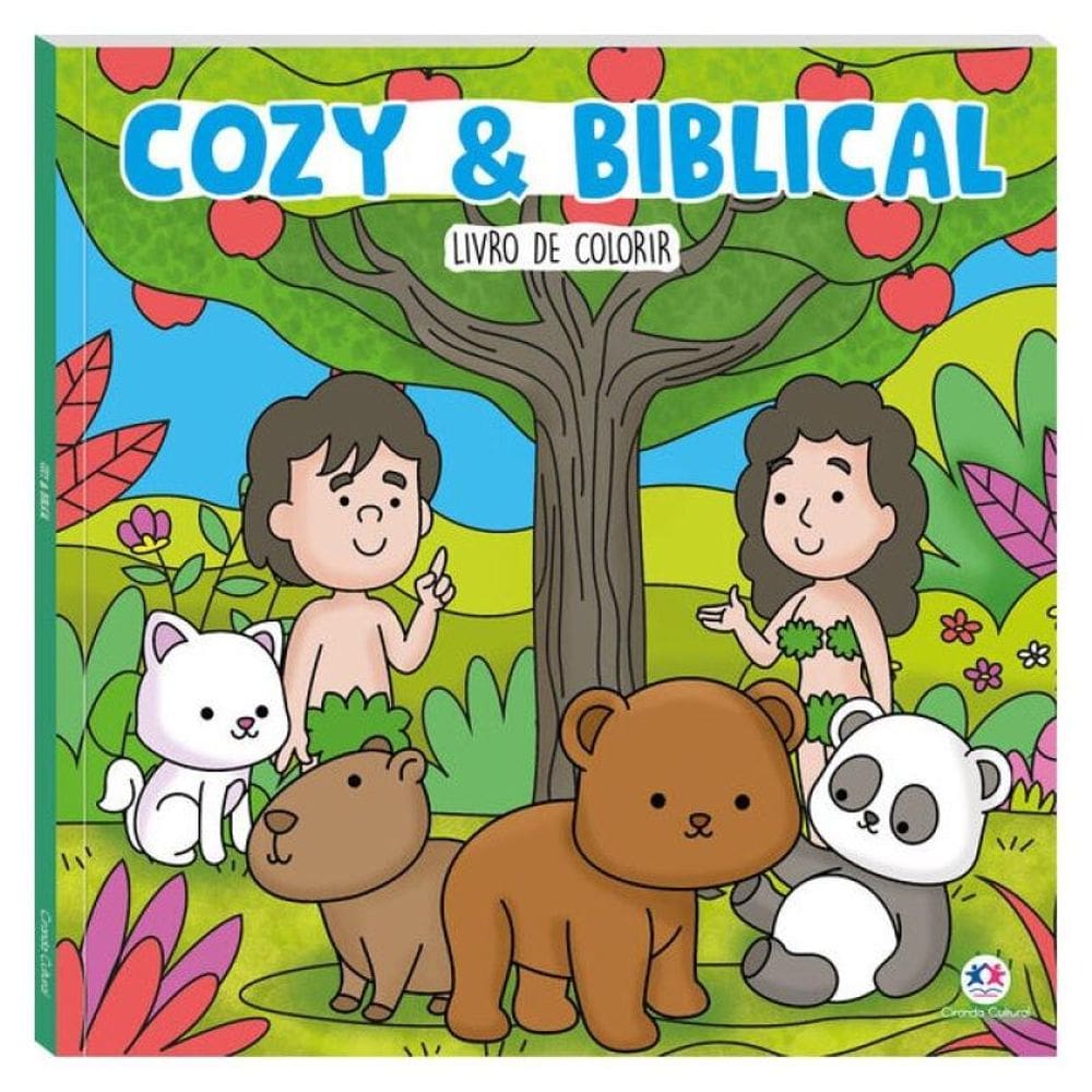 Cozy And Biblical - Livro De Colorir