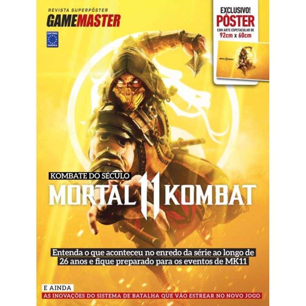 Superpôster Game Master - Mortal Kombat 11