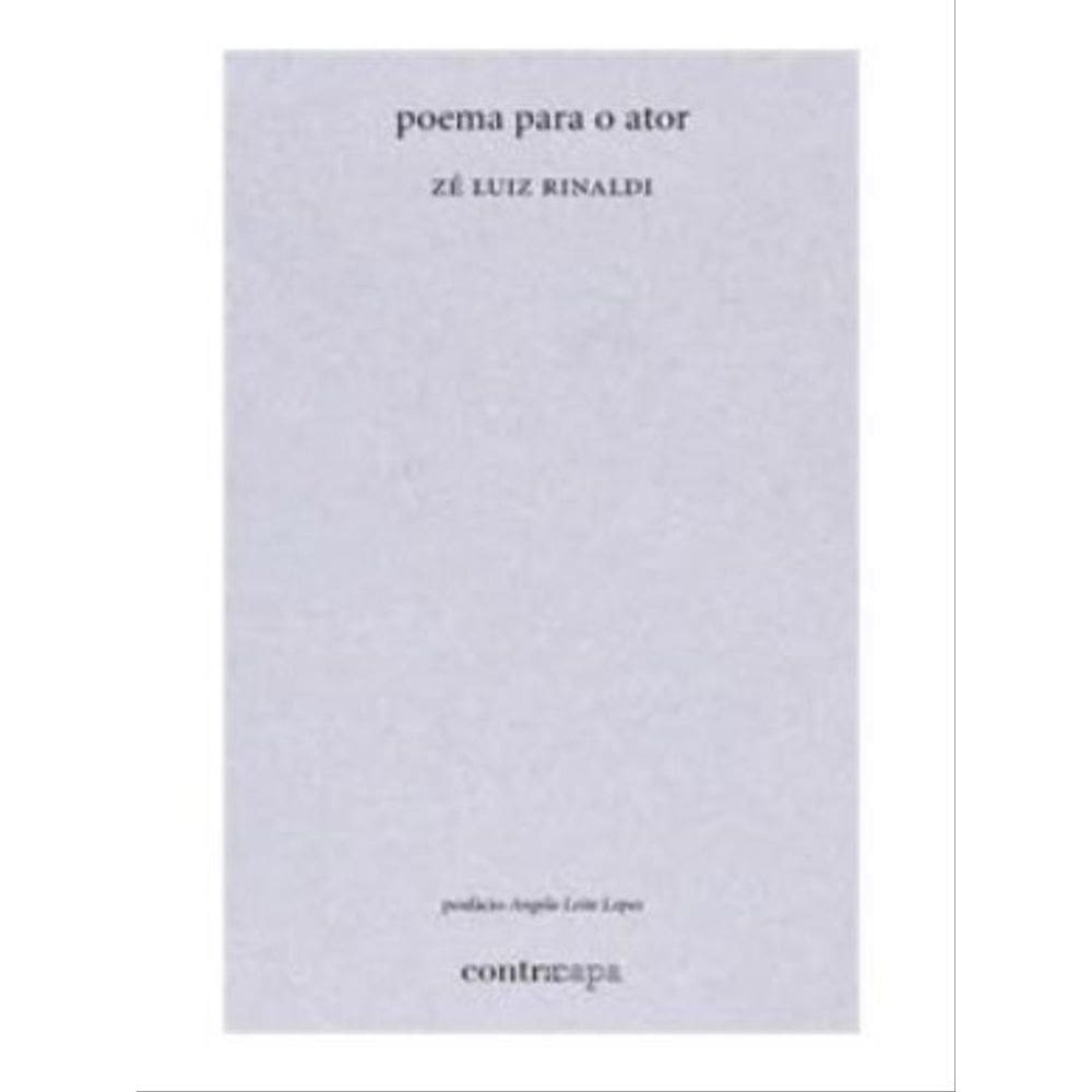 Poema Para O Ator