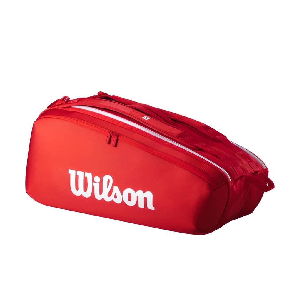 Raqueteira Wilson Super Tour 9 PK Vermelha