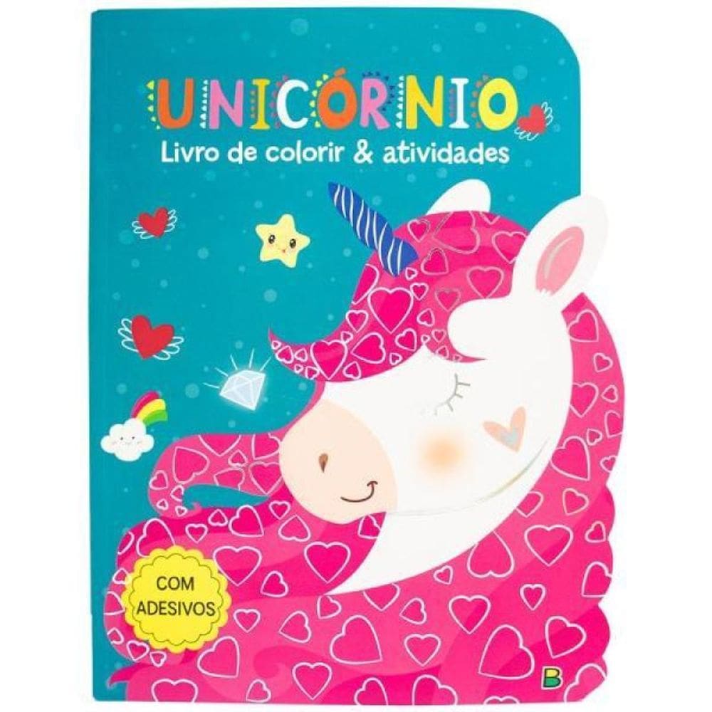 Livro De Colorir & Atividades: Unicórnio