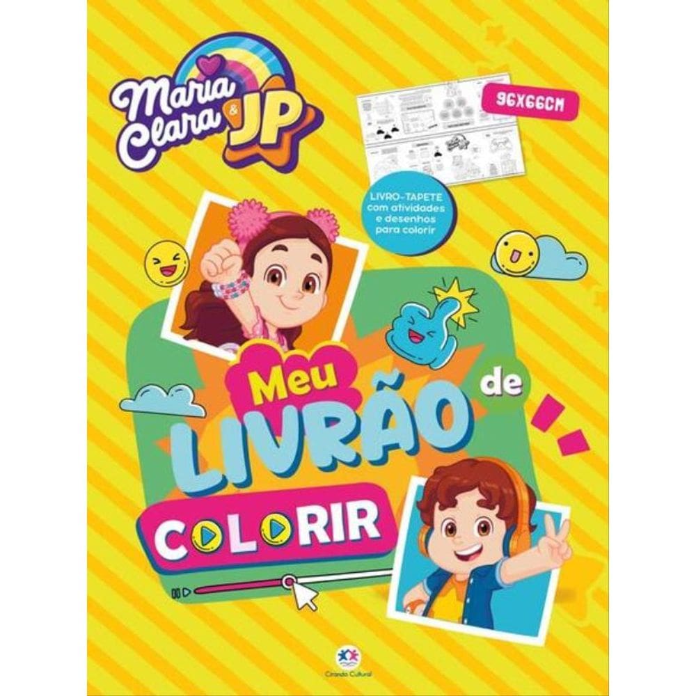 Maria Clara E Jp - Meu Livrão De Colorir