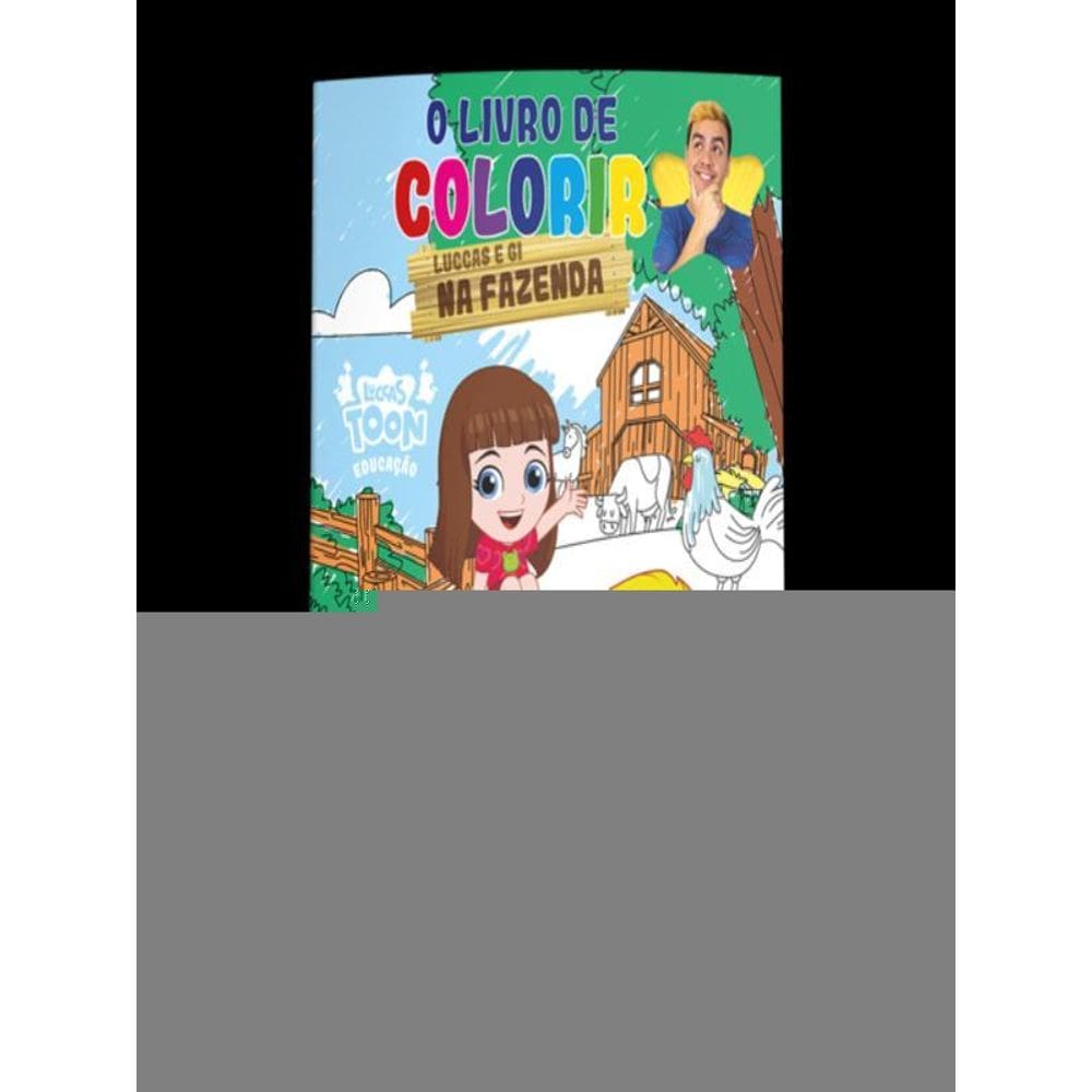 O Livro De Colorir Luccas E Gi Na Fazenda