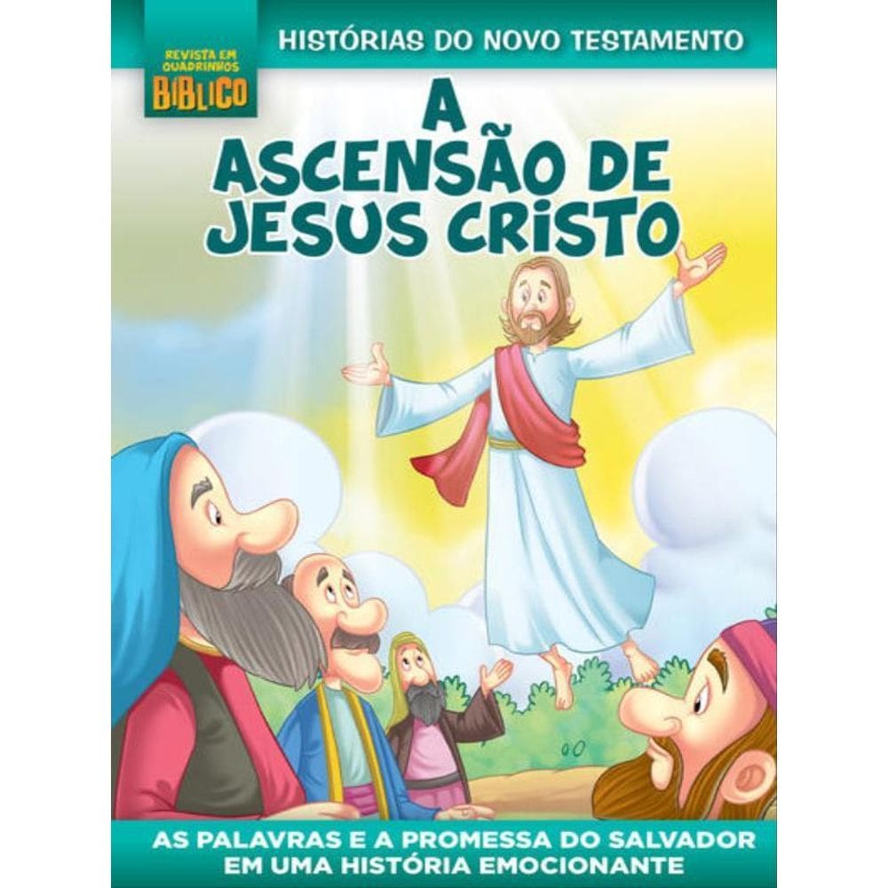 Revista Em Quadrinhos Bíblico - A Ascensão De Jesus