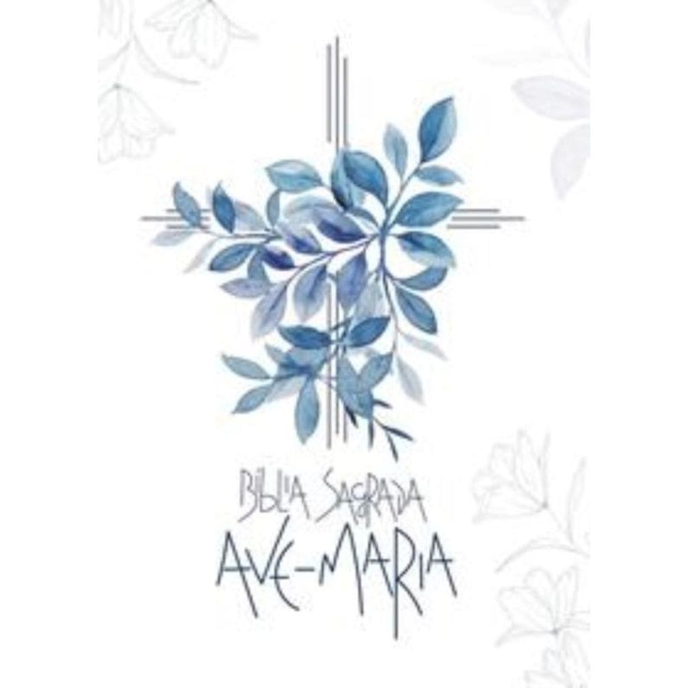 Bíblia Sagrada Ave-Maria - Capa Flores