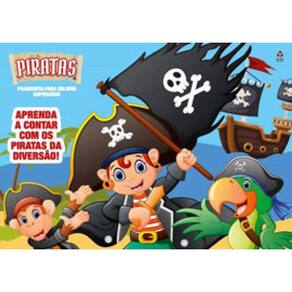 Piratas - Prancheta Para Colorir - Supersérie