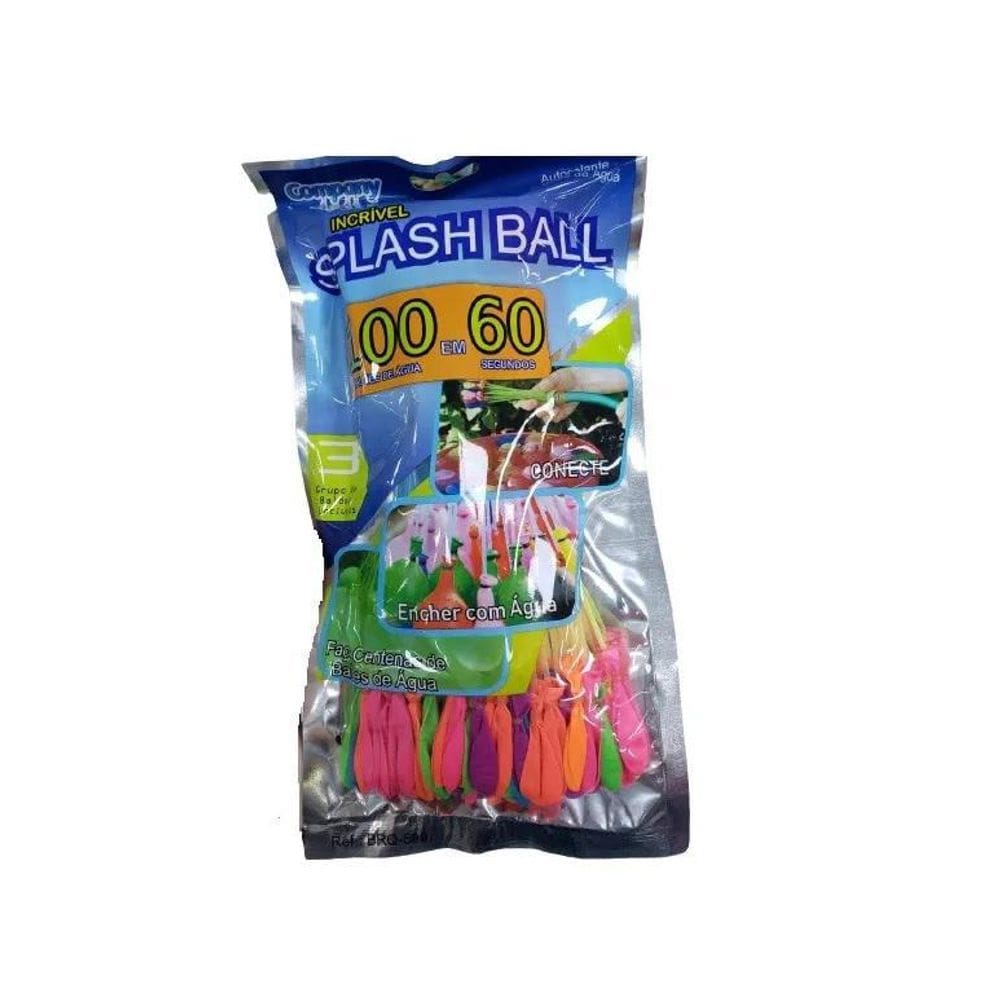 Bexigas Balão P/ Encher De Água 100 Unidades Splash Ball