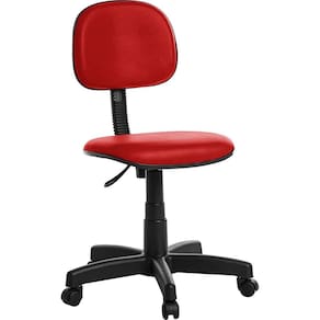 Cadeira Escritório Secretaria Rj Vermelho