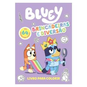Bluey Livro Para Colorir - Brincadeiras E Diversão