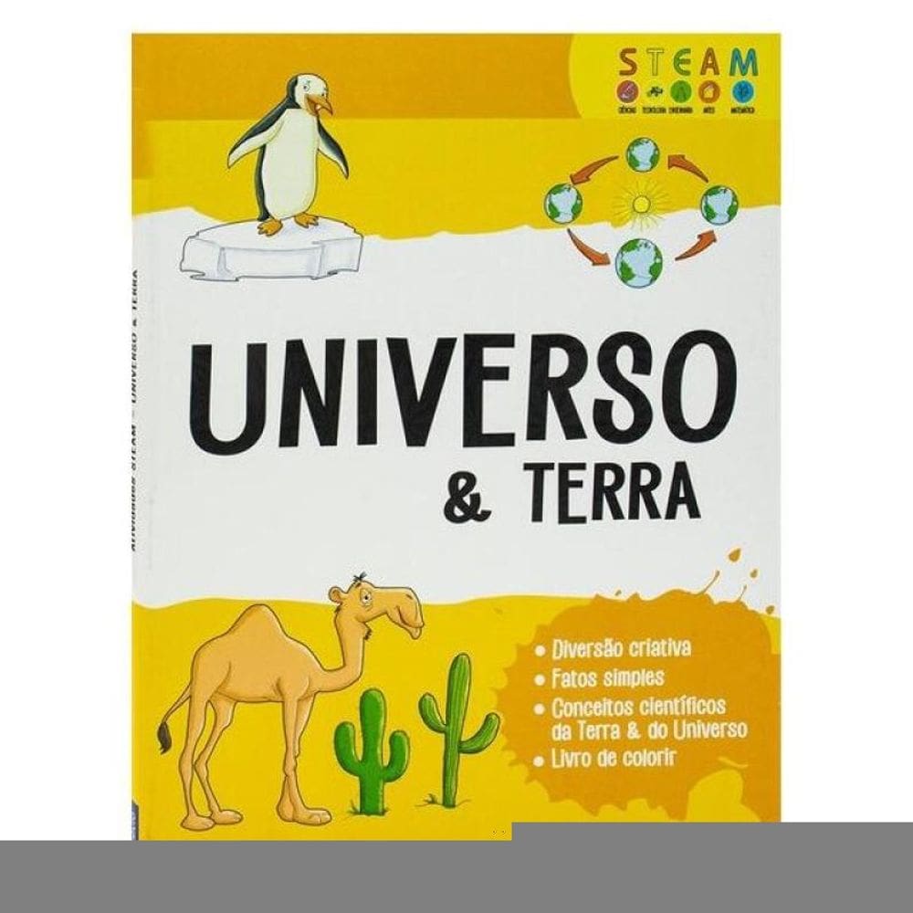 Livro De Colorir Infantil - Universo E Terra