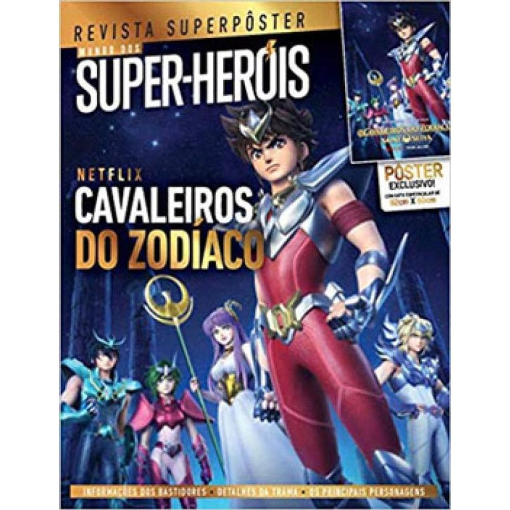 Revista Superpôster - Cavaleiros Do Zodíaco