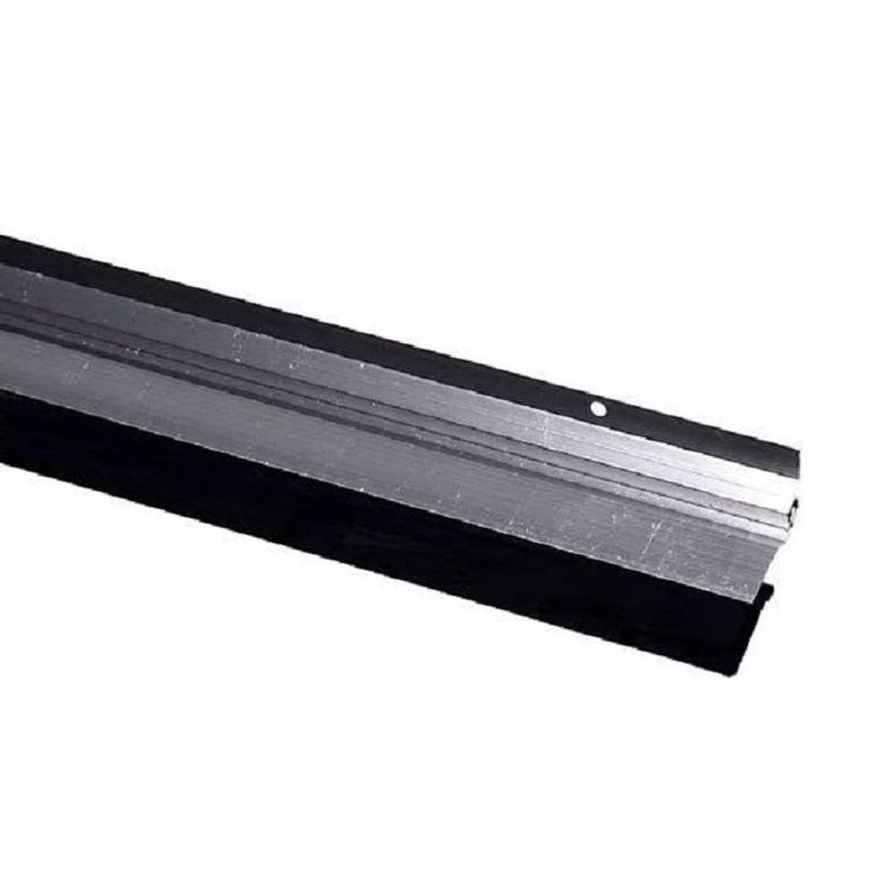 Veda Porta Em Alumínio Com Borracha Reisam - 80cm - Anodizado Incolor