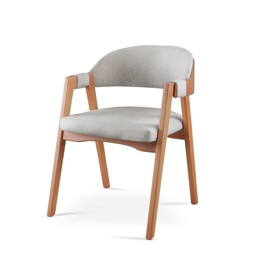 Kit 6 Cadeiras para Mesa de Jantar Gaia Linho Cinza