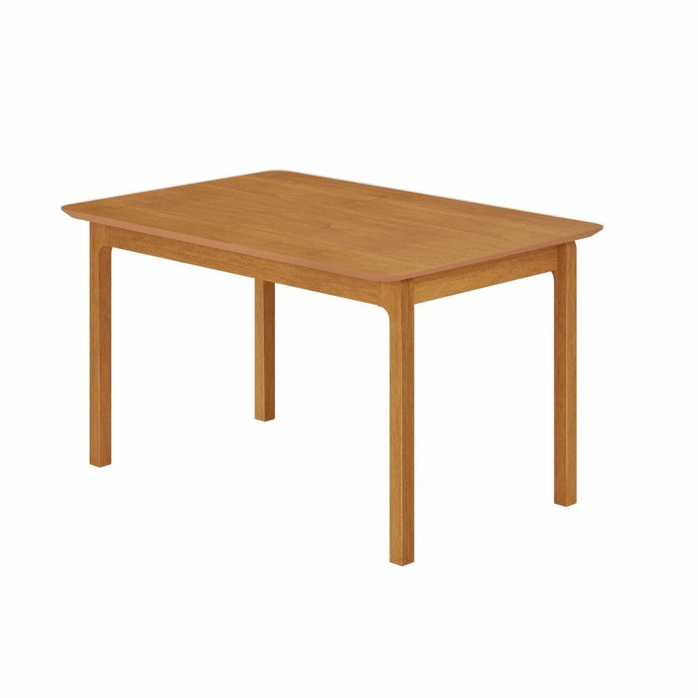 Mesa de Jantar Cativa 1,20cm X 0,80cm Retangular 4 Lugares Tampo Mdf Cinamono
