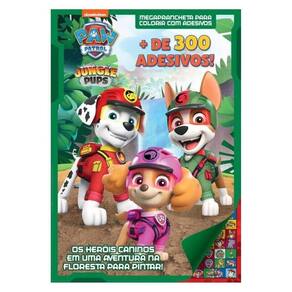 Patrulha Canina Megaprancheta Para Colorir Com Adesivos