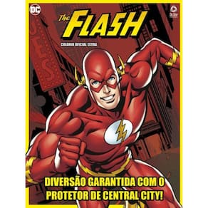 Flash - Colorir Oficial Extra - Diversão Garantida Com O Protetor De Central City!