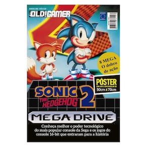 Superpôster Old!Gamer - Mega Drive - Sonic The Hedgehog 2
