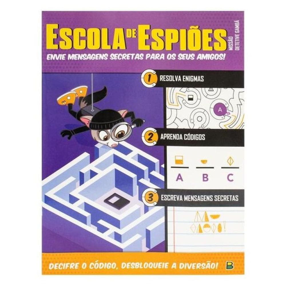 Escola De Espiões - Livro De Atividades: Missão Detetive Gambá