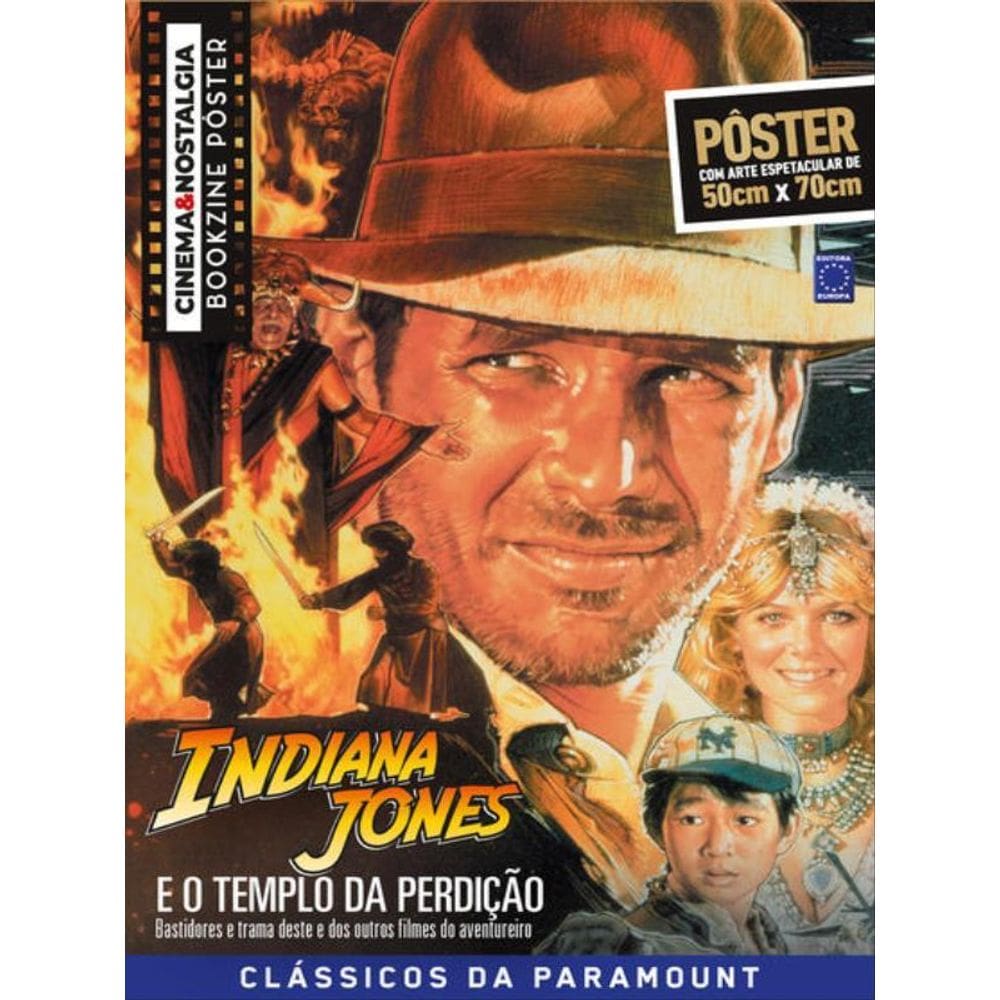 Superpôster Cinema E Nostalgia - Indiana Jones E O Templo Da Perdição