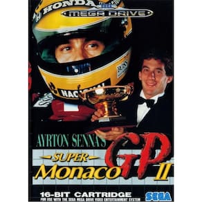 Superpôster Old!Gamer - Mega Drive - Ayrton Senna Super Monaco Gp Ii