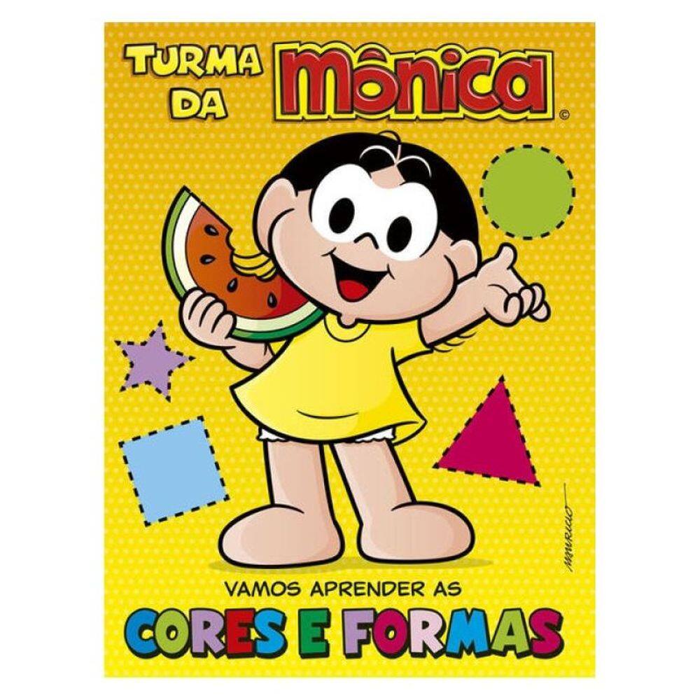 Turma Da Mônica - Vamos Aprender As Cores E Formas