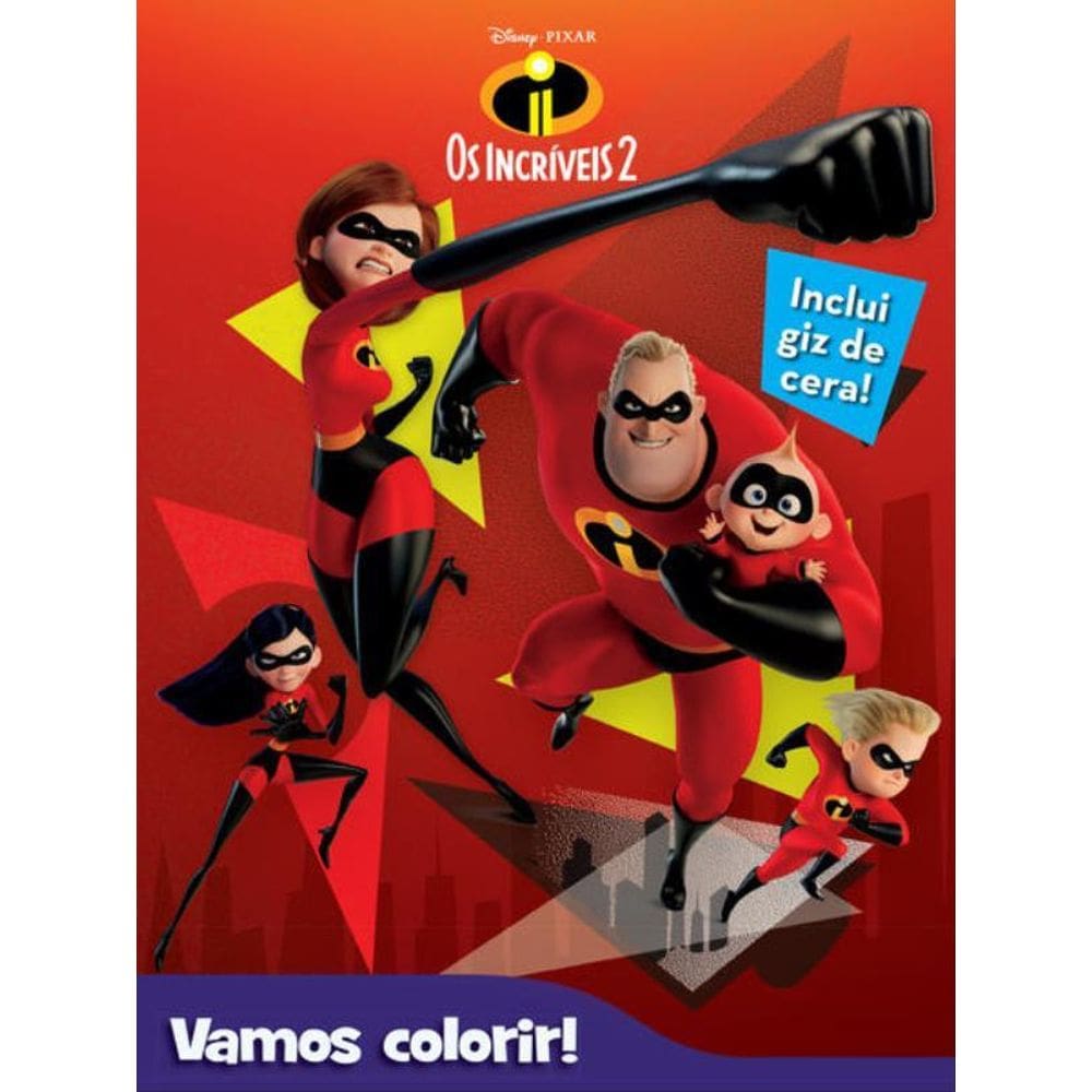 Disney - Vamos Colorir - Os Incríveis 2