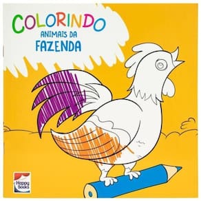 Colorindo Animais: Animais Da Fazenda