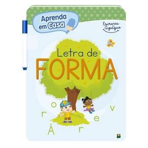 Aprenda Em Casa Escreva E Apague: Letra De Forma