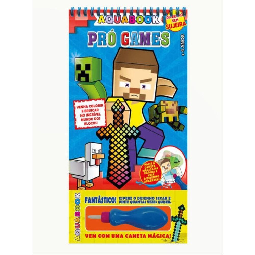 Aquabook Pró-Games Minecraft
