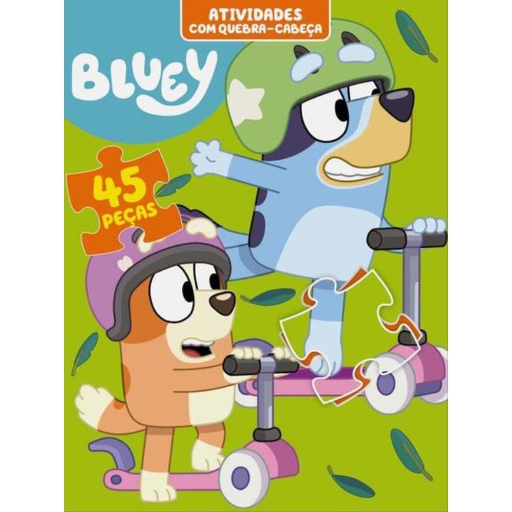 Bluey Atividades Com Quebra-Cabeça