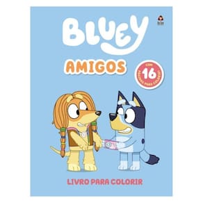 Bluey Livro Para Colorir - Amigos
