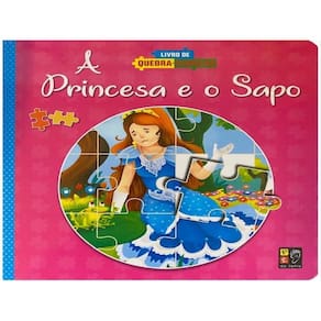 A Princesa E O Sapo - Livro De Quebra-Cabeças