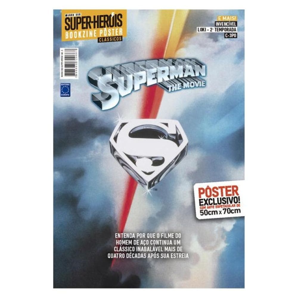 Superpôster Mundo Dos Super-Heróis - Superman 1978 - Arte A