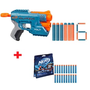 Kit Lançador + Refil - Nerf Elite 2.0 Volt Sd-1 - 26 dardos