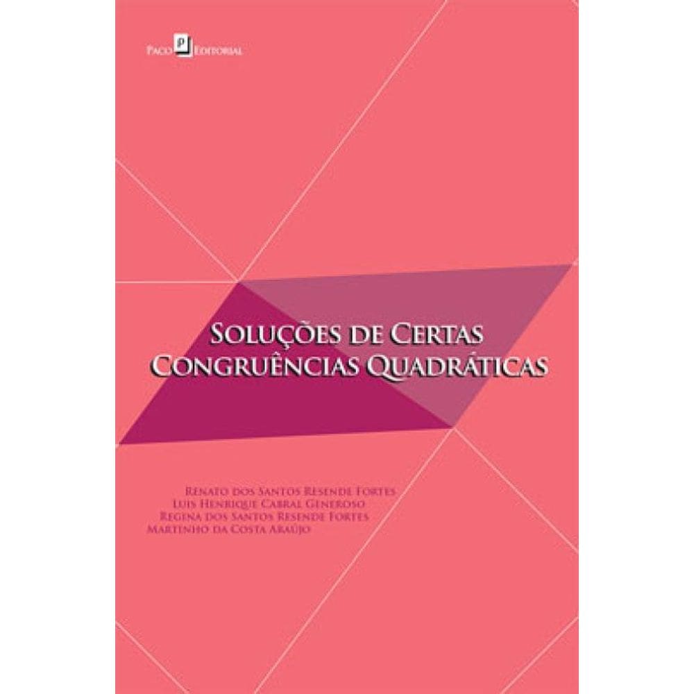 Soluções De Certas Congruências Quadráticas