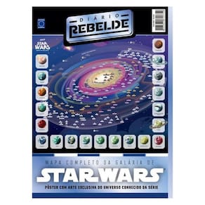 Pôster Diário Rebelde - Star Wars: Mapa Completo Da Galáxia
