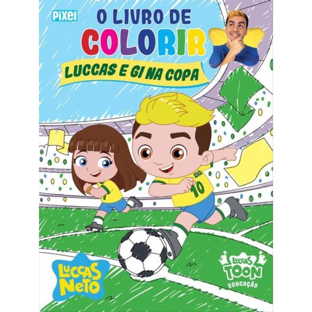 O Livro De Colorir Luccas E Gi Na Copa