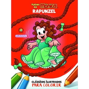Turma Da Mônica Clássicos Ilustrados Para Colorir Rapunzel - Vol. 14