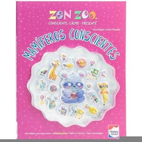 Zen Zoo - Mamíferos Conscientes: Livro De Atividades Com Adesivos Fofinhos
