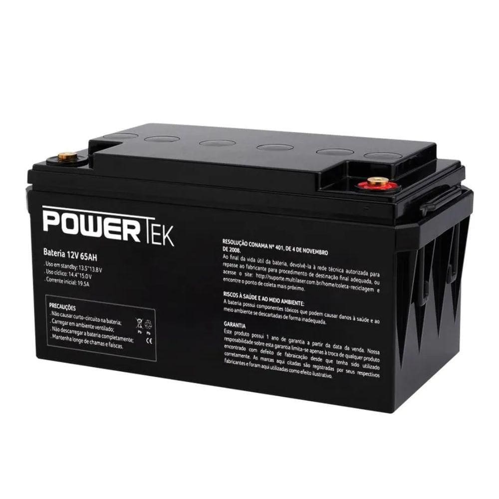 Bateria Estacionaria Powertek 12V 65Ah - EN024