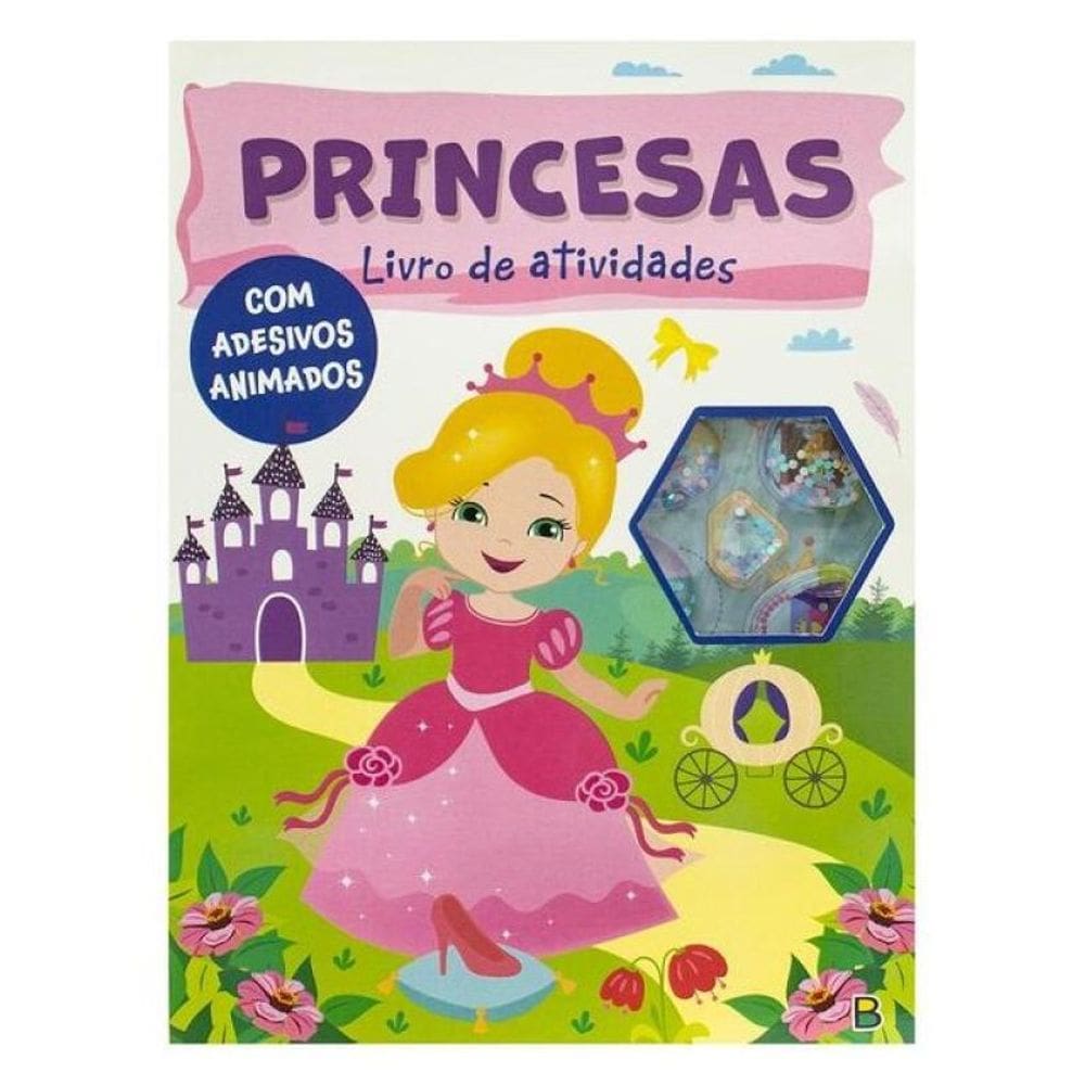 Adesivos Animados - Livro De Atividades: Princesas