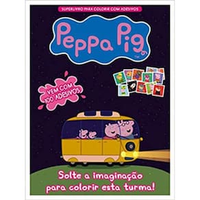 Peppa Pig - Superlivro Para Colorir Com Adesivos - Vol.1