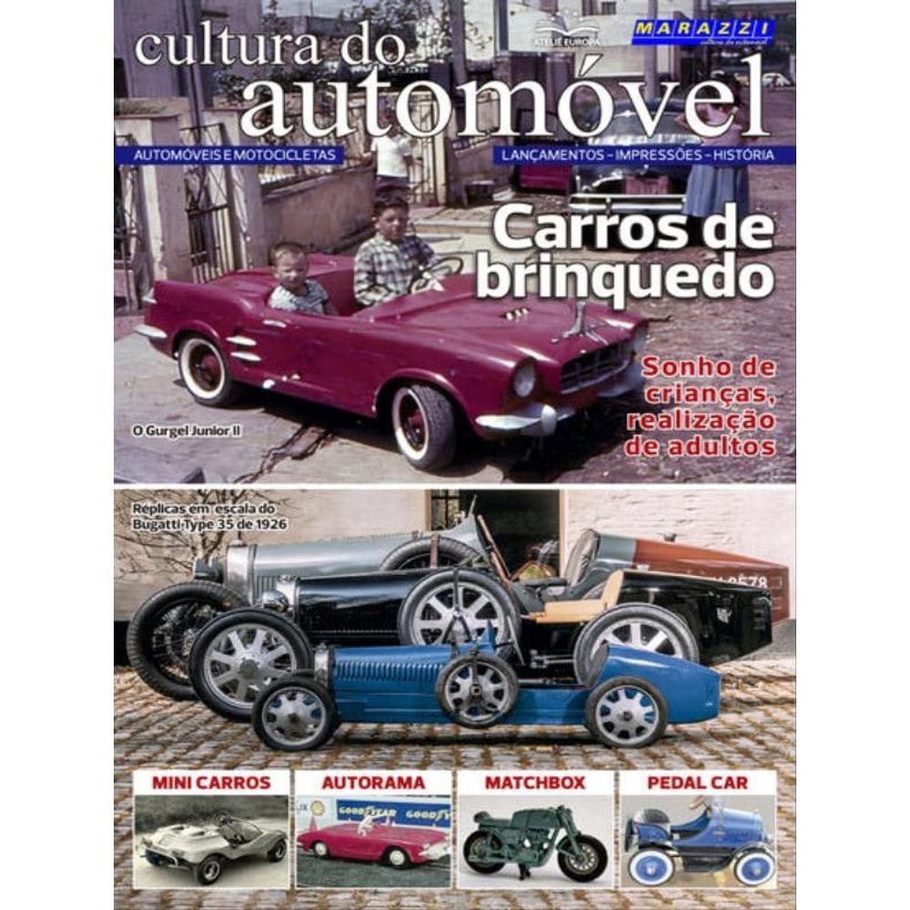 Cultura Do Automóvel Volume 4 - Carros De Brinquedo