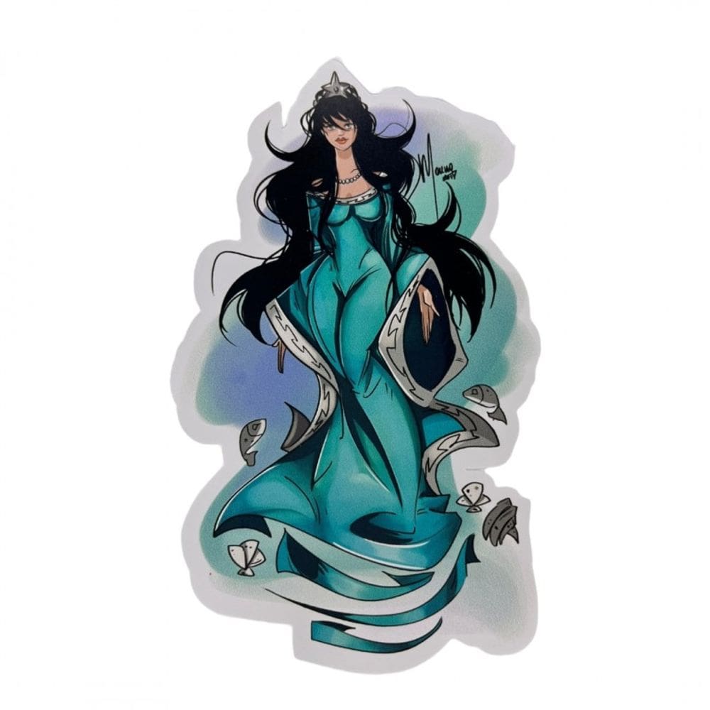 Adesivo Vinil Impermeável Iemanjá 10X13 cm- Escolha o Modelo