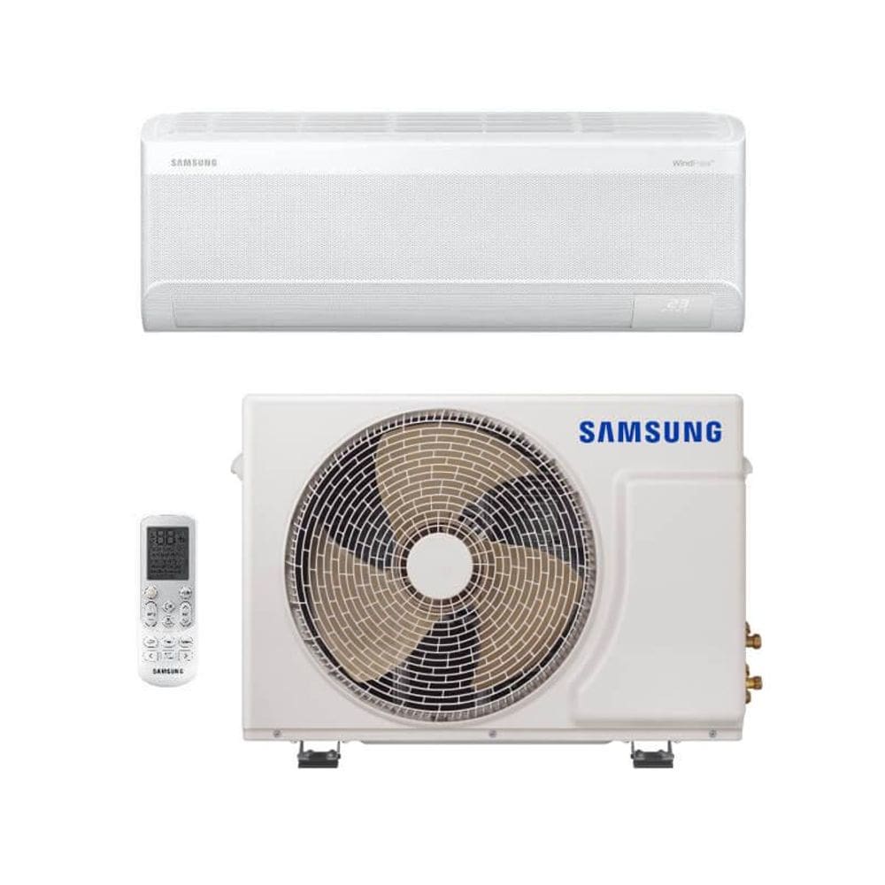 Ar Condicionado Split Inverter Hi Wall Samsung Windfree AI 12000 BTUs Frio AR12DYFAAWKNAZ - 220V
